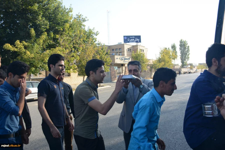 اعزام 60 نفر از دانشجویان ورودی 91 پردیس به اردوی مشهد مقدس (پیمان با امام رئوف)