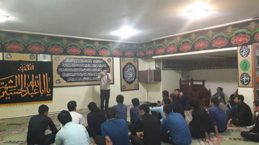 برگزاری مراسم عزاداری شهادت حضرت رقیه (س) به همت هئیت تشنگان کوثر پردیس 3