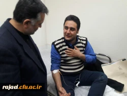 عیادت سرپرست دانشگاه فرهنگیان استان از معلمین مصدوم حادثه رانندگی منطقه صومای برادوست 4