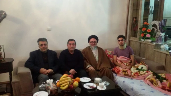 عیادت مسئولین دانشگاه فرهنگیان از مصدومین سانحه رانندگی معلمان عزیز منطقه صومای برادوست