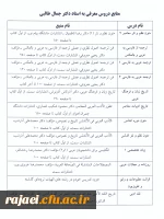 منابع  دروس معرفی به استاد دکتر جمال طالبی 2