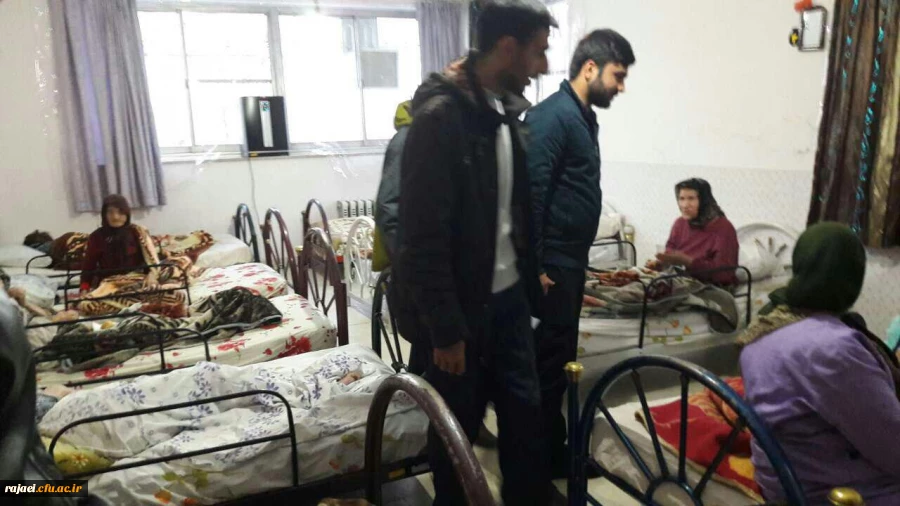بازدید جمعی از دانشجویان پردیس از سرای سالمندان بمناسبت شب یلدا 2