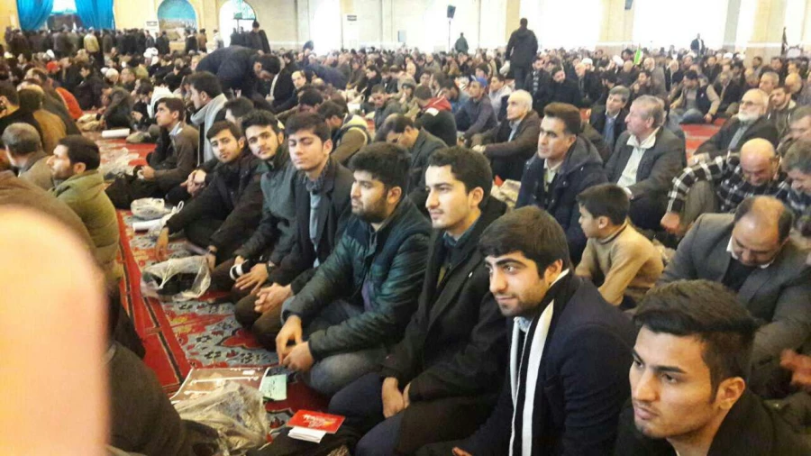 حضور پرشور دانشجویان پردیس در مراسم گرامیداشت 9 دی