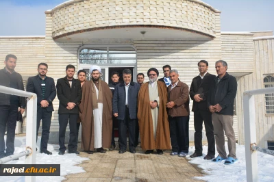 عیادت جمعی از مسئولین و دانشجویان پردیس از مجاهد نستوه حاج آقای حسنی بمناسبت فرا رسیدن روز 9 دی