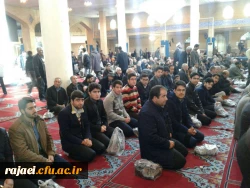 حضور منظم و هفتگی دانشجویان پردیس در فریضه عبادی و سیاسی نماز جمعه