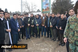 غبارروبی از مزار شهدای عالی مقام به مناسبت دهه فجر