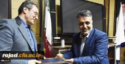 تقدیر دکتر مهر محمدی  ریاست دانشگاه فرهنگیان از سرپرست امور پردیس های استانی جناب آقای دکتر فزون مهر