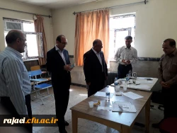 بازدید معاونین اداره کل آموزش وپرورش استان از محل اجرای مصاحبه 2
