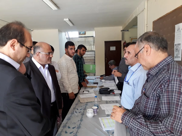 بازدید معاونین اداره کل آموزش وپرورش استان از محل اجرای مصاحبه