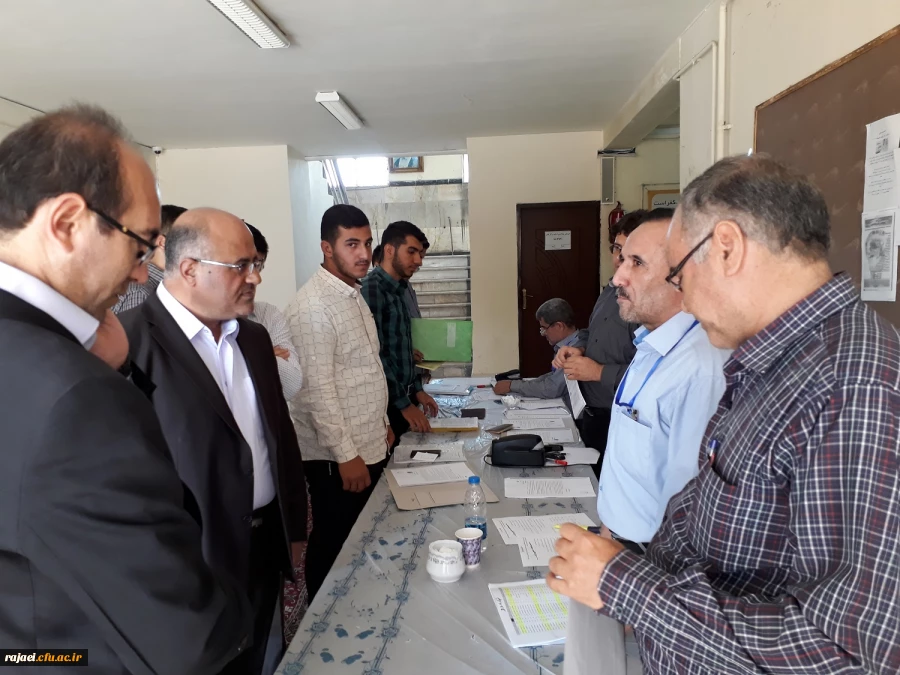 بازدید معاونین اداره کل آموزش وپرورش استان از محل اجرای مصاحبه