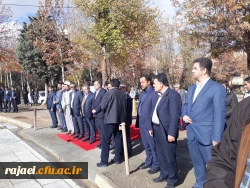 حضور دانشجویان پردیس در مراسم یادواره شهدای دانشجوی استان 6