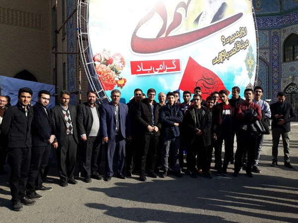 شرکت دانشجویان، اساتید و کارکنان پردیس شهید رجایی در مراسم حماسه 9 دی 2