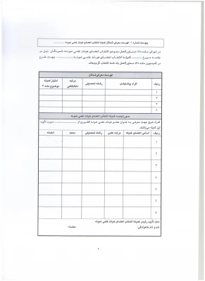 پیوست شماره 1