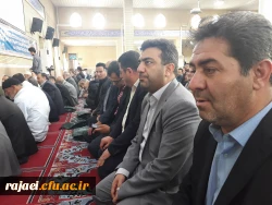 شرکت مدیریت امور پردیس های استانی به همراه اساتید ، کارکنان و دانشجویان پردیس های رجایی و علامه طباطبایی در نماز جمعه و راهپیمایی ضد استکباری 3