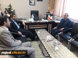 دیدار دکتر عاشری رئیس دانشگاه پیام نور استان با مدیریت امور پردیس های دانشگاه فرهنگیان آذربایجان غربی 2