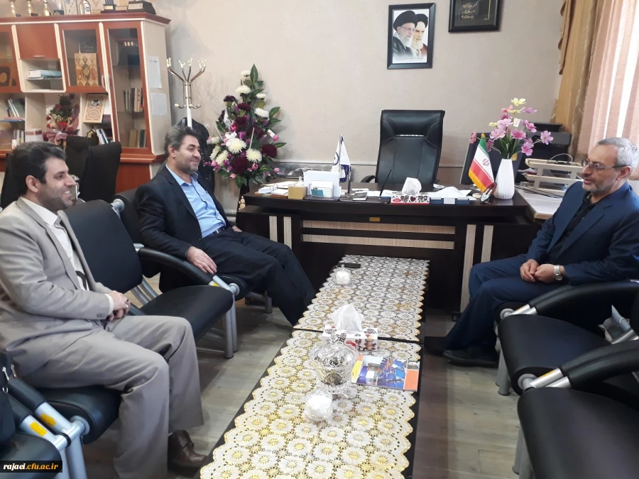 دیدار دکتر عاشری رئیس دانشگاه پیام نور استان با مدیریت امور پردیس های دانشگاه فرهنگیان آذربایجان غربی