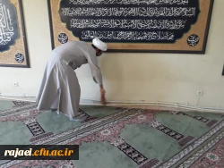 هفته غبار روبی نمازخانه ها در پردیس شهید رجایی ارومیه 2