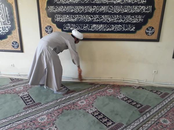 هفته غبار روبی نمازخانه ها در پردیس شهید رجایی ارومیه 2