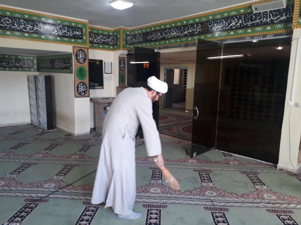 هفته غبار روبی نمازخانه ها در پردیس شهید رجایی ارومیه