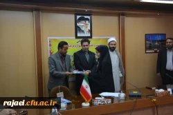 مراسم تکریم و معارفه مسئولین بسیج دانشجویی پردیسهای دانشگاه فرهنگیان آذربایجان غربی برگزار گردید  4