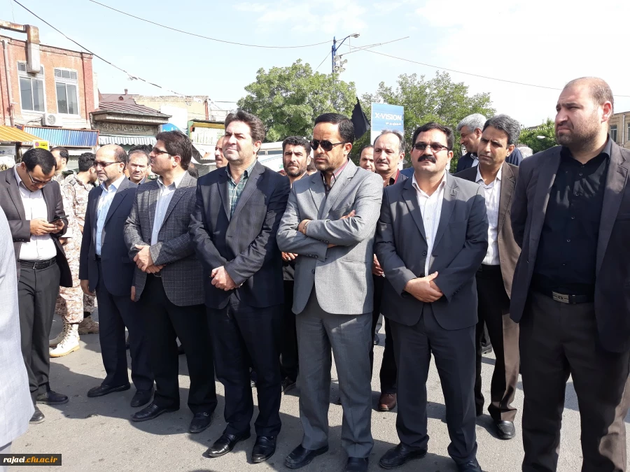 اساتید و کارکنان دانشگاه فرهنگیان آذربایجان غربی با شیر مرد آذربایجان وداع کردند 2