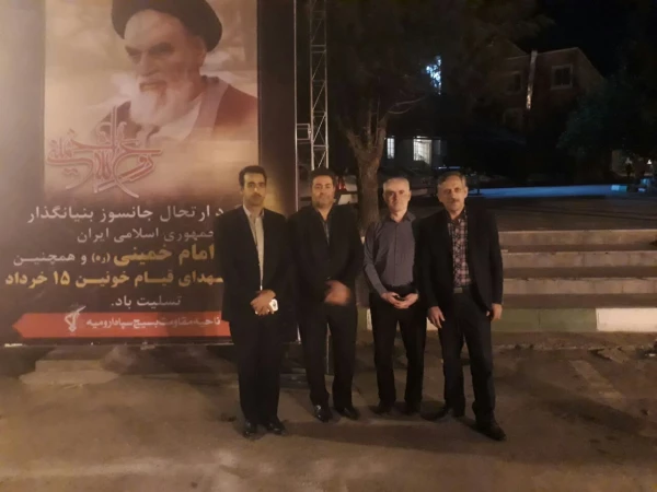 سرپرست دانشگاه فرهنگیان استان به همراه  جمعی از اساتید و کارکنان در مراسم بزرگداشت شهدای 15 خرداد و احیای شب قدر شرکت کردند  2