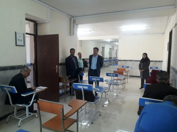 بازدید دکتر علی محمودلو مدیر امور پردیس های استان آذربایجان غربی از حوزه آزمون پردیس شهید رجایی ارومیه 2