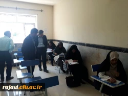 بازدید دکتر علی محمودلو مدیر امور پردیس های استان آذربایجان غربی از حوزه آزمون پردیس شهید رجایی ارومیه