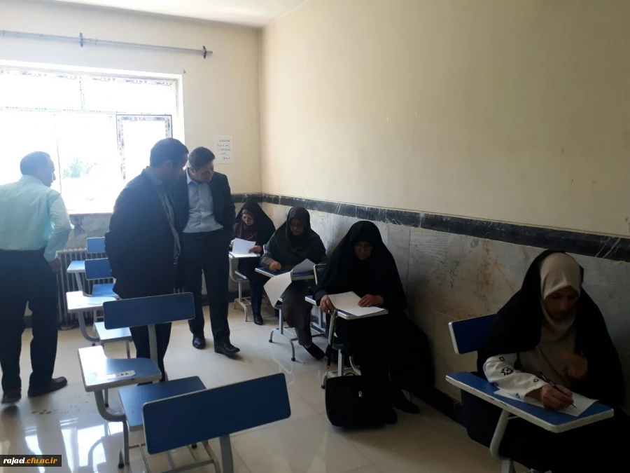 بازدید دکتر علی محمودلو مدیر امور پردیس های استان آذربایجان غربی از حوزه آزمون پردیس شهید رجایی ارومیه