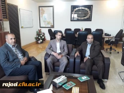 دکتر علی محمودلو مدیر امور پردیس های استان آذربایجان غربی با رئیس سازمان مدیریت و برنامه ریزی استان دیدار و گفتگو کرد 2