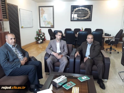 دکتر علی محمودلو مدیر امور پردیس های استان آذربایجان غربی با رئیس سازمان مدیریت و برنامه ریزی استان دیدار و گفتگو کرد