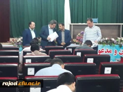 بازدید مدیر امور پردیس های استان آذربایجان غربی از حوزه امتحانی پردیس شهید رجایی ارومیه 2