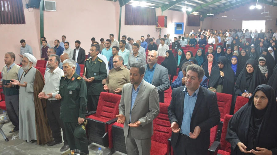 مراسم افتتاحیه اردوهای جهادی بسیج سازندگی استان آذربایجان غربی در پردیس شهیدرجایی دانشگاه فرهنگیان استان آذربایجان غربی برگزار شد 7