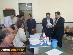 حضور معاون پژوهش،برنامه ریزی و نیروی انسانی آموزش وپرورش استان
 در مرکز مصاحبه پردیس شهیدرجایی ارومیه
 2