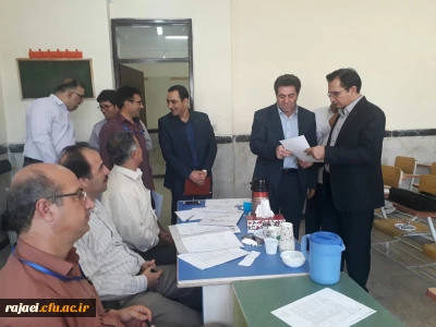 حضور معاون پژوهش،برنامه ریزی و نیروی انسانی آموزش وپرورش استان
 در مرکز مصاحبه پردیس شهیدرجایی ارومیه