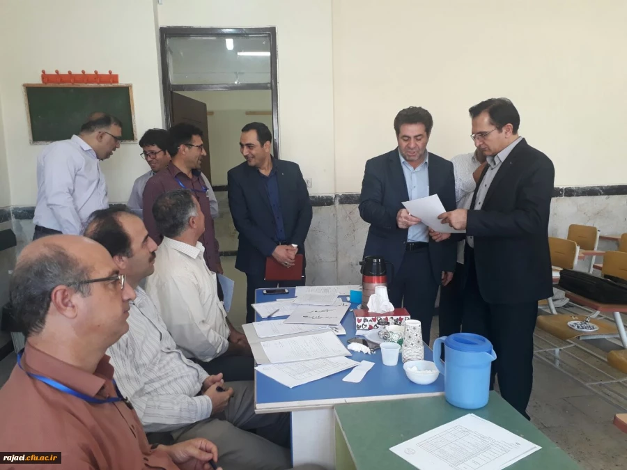 حضور معاون پژوهش،برنامه ریزی و نیروی انسانی آموزش وپرورش استان
 در مرکز مصاحبه پردیس شهیدرجایی ارومیه
 2