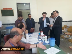 حضور معاون پژوهش،برنامه ریزی و نیروی انسانی آموزش وپرورش استان
 در مرکز مصاحبه پردیس شهیدرجایی ارومیه
 4