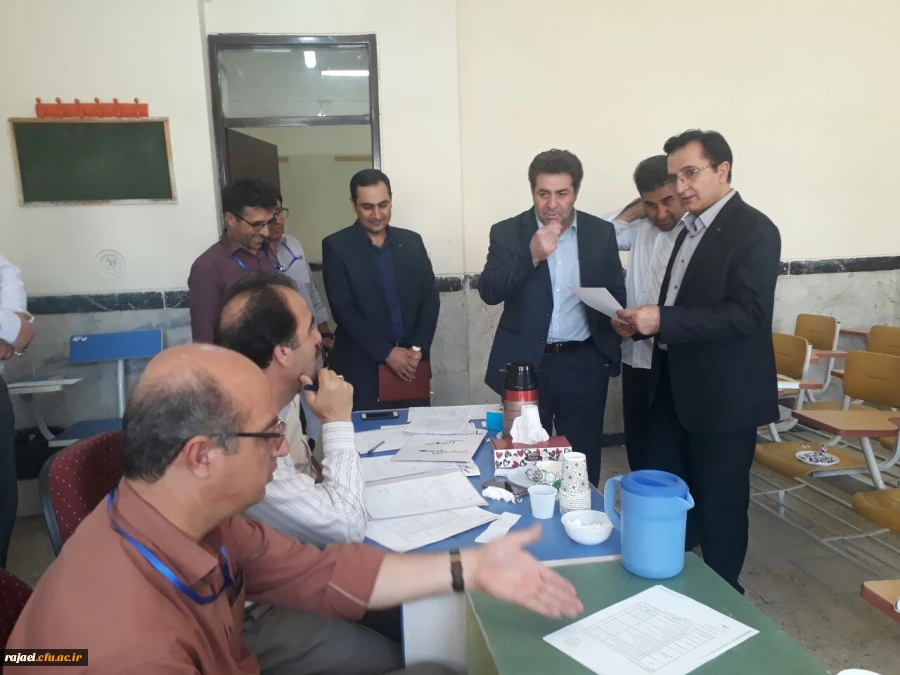 حضور معاون پژوهش،برنامه ریزی و نیروی انسانی آموزش وپرورش استان
 در مرکز مصاحبه پردیس شهیدرجایی ارومیه
 4