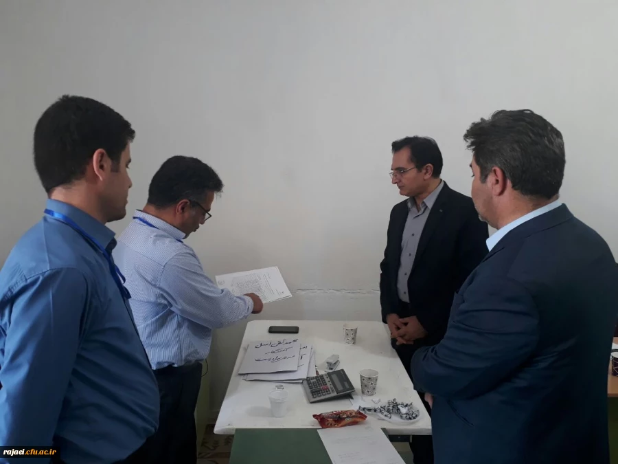 حضور معاون پژوهش،برنامه ریزی و نیروی انسانی آموزش وپرورش استان
 در مرکز مصاحبه پردیس شهیدرجایی ارومیه
 5