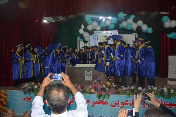 مراسم جشن دانش آموختگی دانشجو معلمان ورودی 93 استان آذربایجان غربی در پردیس شهید رجایی ارومیه برگزار شد