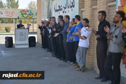 اهتزار پرچم عزاداری سرور و سالار شهیدان امام حسین (ع) در پردیس شهید رجایی ارومیه 4