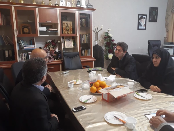جلسه مسئولین دانشگاه فرهنگیان آذربایجان غربی با مدیر عامل مجمع خیرین مدرسه ساز برگزار شد