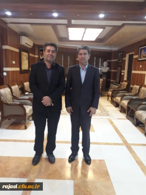 دکتر علی محمودلو مدیر امور پردیس های دانشگاه فرهنگیان با دکتر شهریاری استاندار آذربایجان غربی و رئیس هیات امنای دانشگاه فرهنگیان استان دیدار کرد
