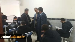 بازدید سرپرست مدیریت امور پردیس های استان آذربایجان غربی از برگزاری امتحانات پایان ترم پردیس شهید رجایی ارومیه