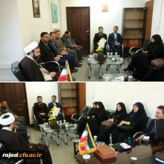 مدیر امور پردیس های استانی ، سرپرست پردیس علامه طباطبایی ،معاونین آموزشی پردیس و جمعی از اساتید و کارکنان با آقای دکتر بیگی مسئول نهاد رهبری دانشگاه پیام نور استان دیدار و گفتگو کردند