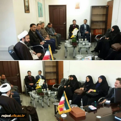 مدیر امور پردیس های استانی ، سرپرست پردیس علامه طباطبایی ،معاونین آموزشی پردیس و جمعی از اساتید و کارکنان با آقای دکتر بیگی مسئول نهاد رهبری دانشگاه پیام نور استان دیدار و گفتگو کردند