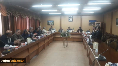 جلسه شورای اساتید موظف دانشگاه فرهنگیان استان آذربایجان غربی برگزار شد