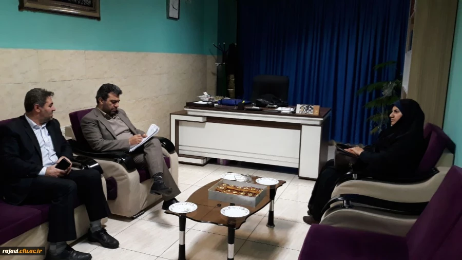 در راستای پیگیری مصوبات جلسه هیات امنا دانشگاه فرهنگیان استان

سرپرست مدیریت استانی دکتر محمودلو و سرپرست پردیس علامه با آقای دکتر بهادری نماینده مردم ارومیه در مجلس دیدار و گفتگو کردند 2