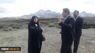 در جهت اجرای مصوبات اولین جلسه هیات امنای دانشگاه فرهنگیان آذربایجان غربی

بازدید دکتر محمودلو سرپرست امور پردیس های استان و دکتر پایز سرپرست پردیس علامه طباطبایی ارومیه از چند مکان جهت اجرای طرح صد، سی و یک