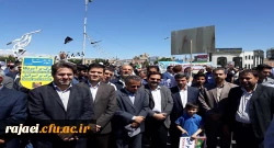 شرکت گسترده مسئولین، اساتید،کارکنان و دانشجویان پردیس شهید رجایی ارومیه در راهپیمایی روز جهانی قدس 4